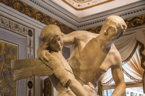 Daedalus and Icarus (Dedalo e Icaro) Antonio Canova, Correr Museum, Venice, I Stock-Fotos