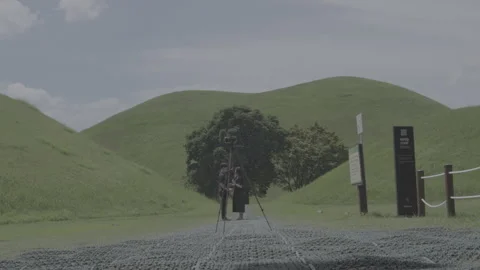 Daereungwon Ancient Tomb Complex Stock Footage 248475704
