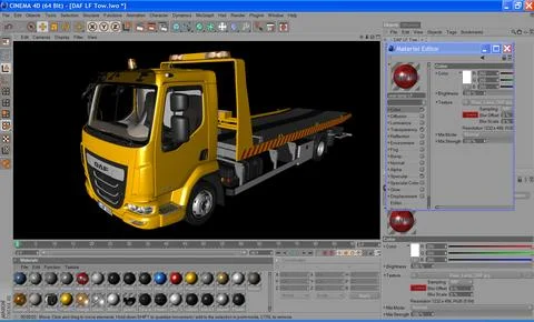 DAF LF Tow Truck 3D Model