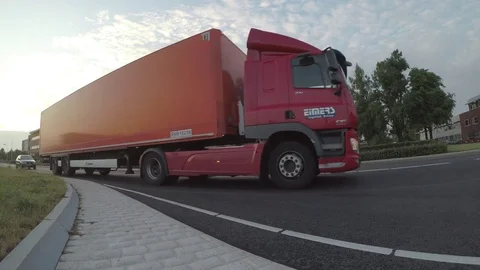 DAF Truck on the road Video stock 83623388