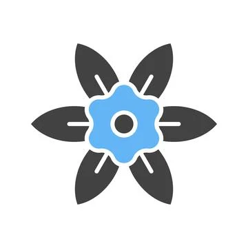 Daffodils Icon Image. Stock Illustration