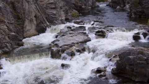 Dagger Falls in Idaho Vídeo Stock 91361990