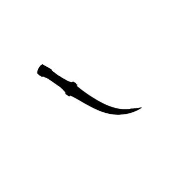 Dagger icon. Simple style knife company big sale poster background symbol. .. Illustration