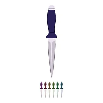 Dagger with sharp blade vector design graphic Stock Illustration