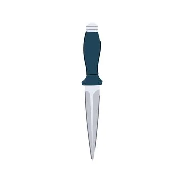 Dagger with sharp blade vector illustration design Stock Illustration