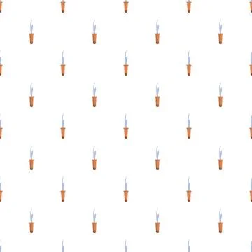 Dagger weapon with sharp blade seamless pattern 库存插图