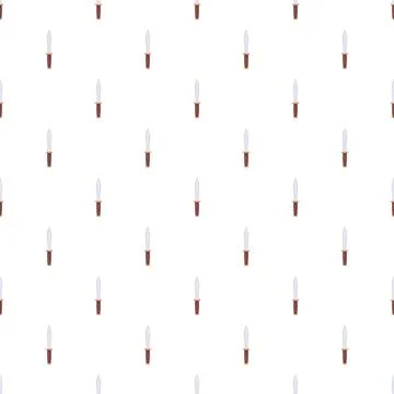 Daggers forming seamless pattern on white background Illustrazione stock