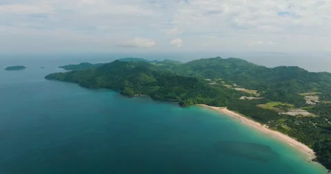 Dagmay Beach in El Nido, Palawan. Philippines. Stock Footage 265002355