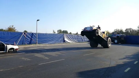 Dagster Stands on Two Wheels Stock Footage 81630242