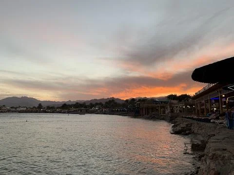 Dahab sunset Stock Photos