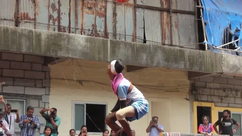 Dahi Handi (Janmashtami) Stock Footage 208559151
