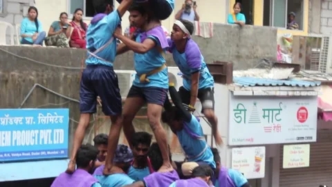 Dahi Handi (Janmashtami) Stock Footage 208559165