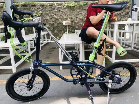 Dahon classic bicycle Stock Photos
