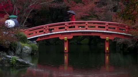 Daigoji Bridge Stock Footage 21481857