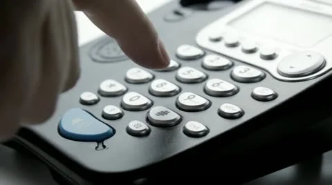 Dailing Phone Number 스톡 동영상 12034617