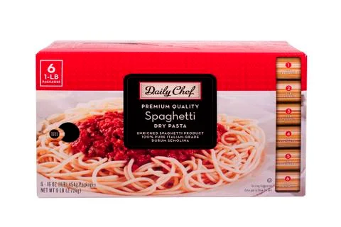 Daily chef spaghetti 库存照片