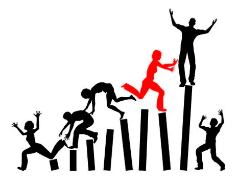 Daily Competition Stock Illustration