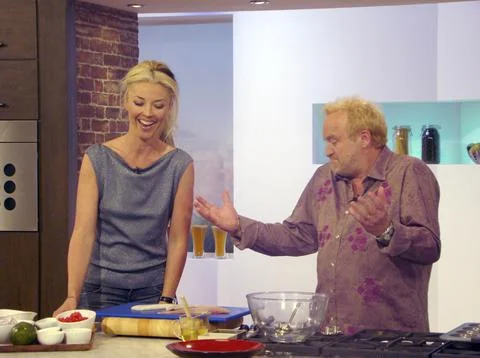 'Daily Cooks Challenge' TV Programme. - 2008 Stock-Fotos