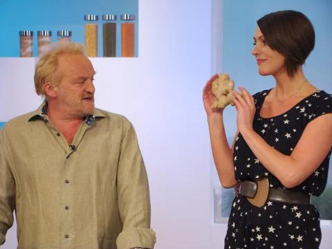'Daily Cooks Challenge' TV Programme. - 2008 Stock-Fotos