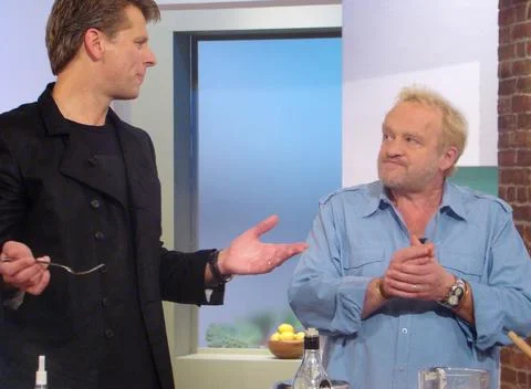 'Daily Cooks Challenge' TV Programme. - 2008 Stock-Fotos