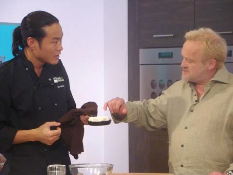 'Daily Cooks Challenge' TV Programme. - 2008 Stock-Fotos