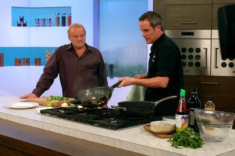 'Daily Cooks Challenge' TV Programme. - 2008 Stock-Fotos