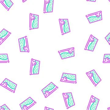 Daily dose of spirulina vector seamless pattern Ilustração Stock