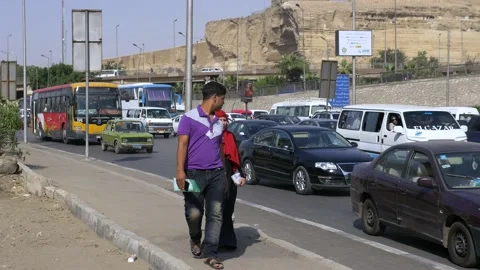 Daily Life In Cairo, Egypt Stock Footage 158194482