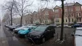 Daily life street traffic scenery with fall of snow in Braunschweig city 4k or 4k+ Resolution
