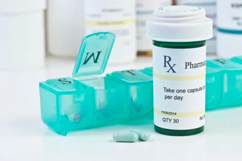 Daily medication Stock Photos