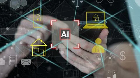 The daily need for artificial intelligence Stock Photos