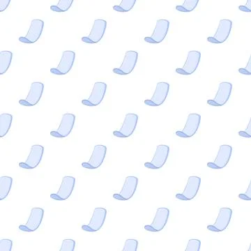 Daily panty liner seamless pattern for feminine hygiene Stock Illustration