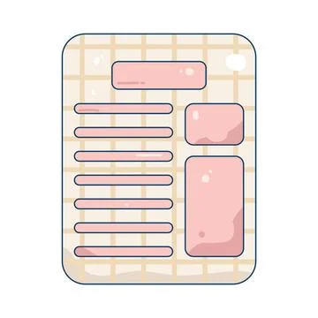 Daily planner Stock Illustration