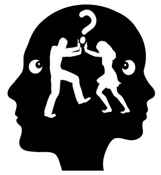 Daily Quarrel Illustrazione stock