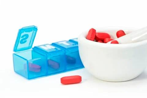 Daily Red Tablets Stock Photos