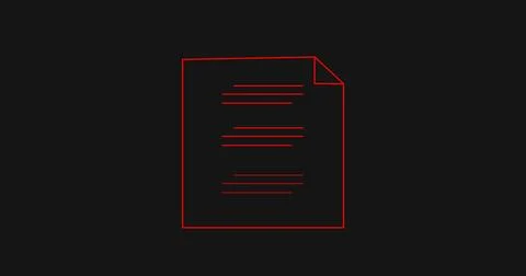 Daily routine to-do checklist animated with blank lines indicating taks. Cl.. Stock Illustration