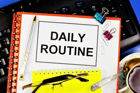 Daily routine-rationally constructed mode of life, Stock Photos