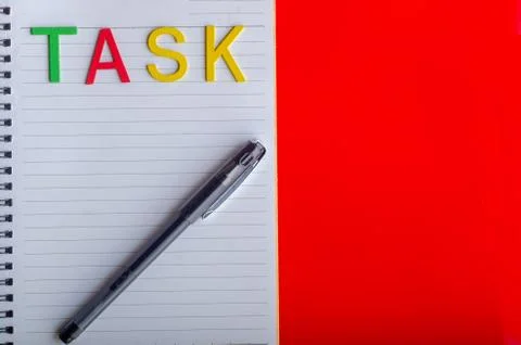 Daily task concept Stock Photos