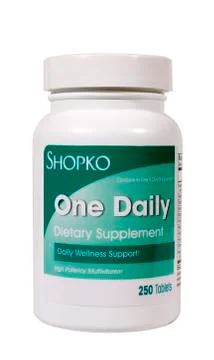 Daily vitamin 스톡 사진