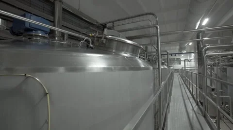 Dairy factory Stock Footage 67855353