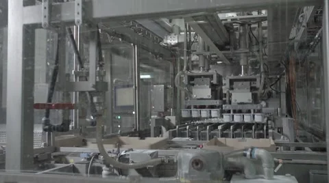 Dairy factory Stock Footage 67855690