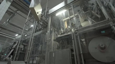 Dairy factory Stock Footage 67855776