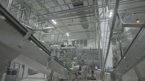 Dairy factory Stock Footage 67855842