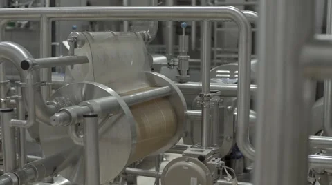 Dairy factory Stock Footage 67855878