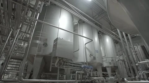 Dairy factory Stock Footage 67856248