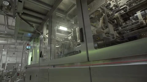 Dairy factory Stock Footage 67856274