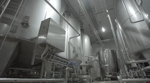 Dairy factory Stock Footage 67856948