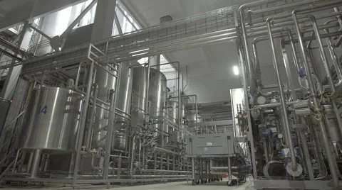 Dairy factory Stock Footage 67857000