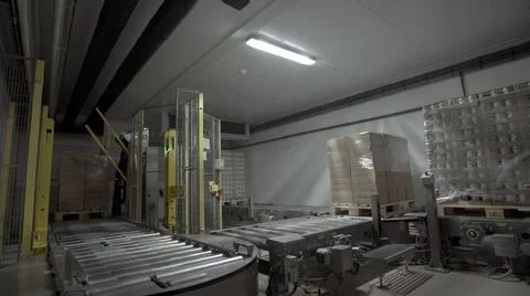 Dairy factory Stock Footage 67857267