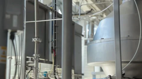 Dairy factory Stock Footage 68378916